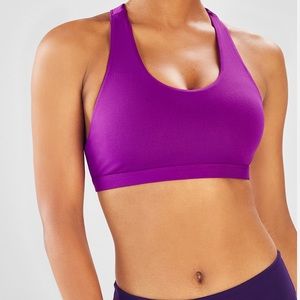 Fabletics Kessler Medium Impact Sports Bra Small in color Tulip NWOT